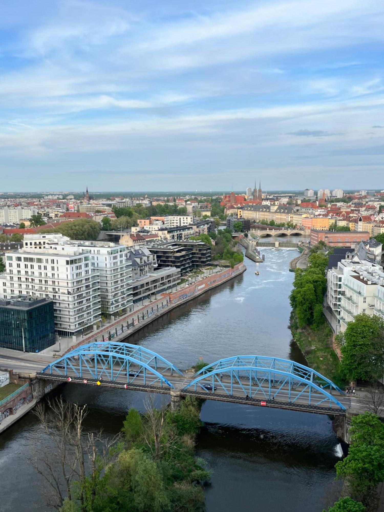 Family House By The River Odra -panoramic Terrace - 3room With 2 Separate Bedrooms And 2 Balconies By Wroapart-pl- Perfect For Family & Business